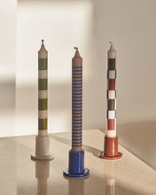 Load image into Gallery viewer, HAY Set of 4 Pattern Candles | Cream + Dark