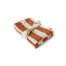 Load image into Gallery viewer, HKLIVING | Tangerine Striped Cotton Napkins | S/2