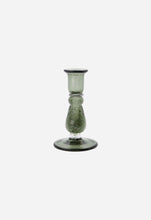 Load image into Gallery viewer, Glee Glass Candle Holder | Green 16cm