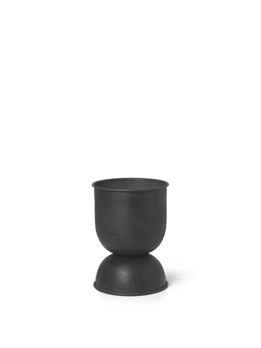 Ferm Living Hourglass Pot Extra Small | Black - BTS CONCEPT STORE