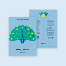 Load image into Gallery viewer, Flettede DIY Bird Decoration Kit | Peacock