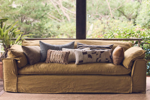 hkliving Striped Cushion Monochrome | 70 x 40 cm