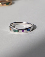Load image into Gallery viewer, Lines + Current | ‘Sofia’ Five Gemstone Ring | Various