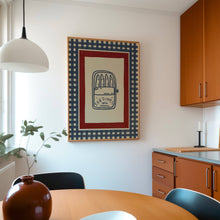 Load image into Gallery viewer, Sardines Checkered Wall Art - BTS CONCEPT STORE