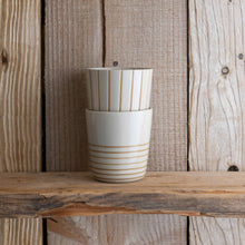 Load image into Gallery viewer, Sorrel Beaker - Brushed Mustard Yellow - Large (Set of 2)