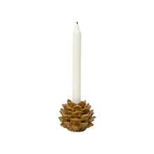 Load image into Gallery viewer, Broste Pina Candle Holder | Ocher | Small - BTS CONCEPT STORE