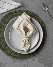 Load image into Gallery viewer, Join Napkins | black + off-white | set of 4