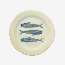 Load image into Gallery viewer, Stoneware Lunch Plate | Blue Fish - BTS CONCEPT STORE