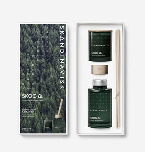 Skandinavisk Giftset | SKOG Scented Candle & Diffuser