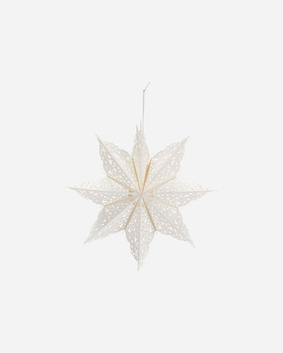 Clip White Paper Christmas Star | 40cm