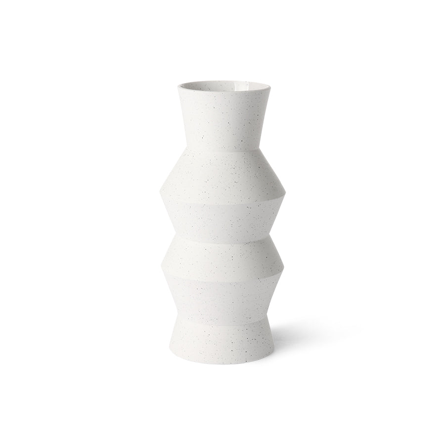 HKLIVING | Speckled Clay Vase Angular M