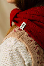 Load image into Gallery viewer, Pointelle Neckerchief | Red