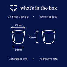 Load image into Gallery viewer, Sorrel Beaker - Brushed Sea Green - Small (Set of 2)