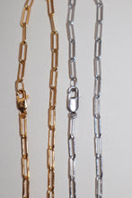Load image into Gallery viewer, Lines + Current | Essie Long Link Cable Chain | Silver or Gold