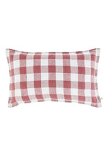 Load image into Gallery viewer, Gabrielle Paris Linen Cushion | Vichy Carmin Gingham Check | 30x50 cm - BTS CONCEPT STORE