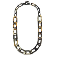 Load image into Gallery viewer, Black long Link horn Necklace pendant jewelry Gift for Women - BTS CONCEPT STORE