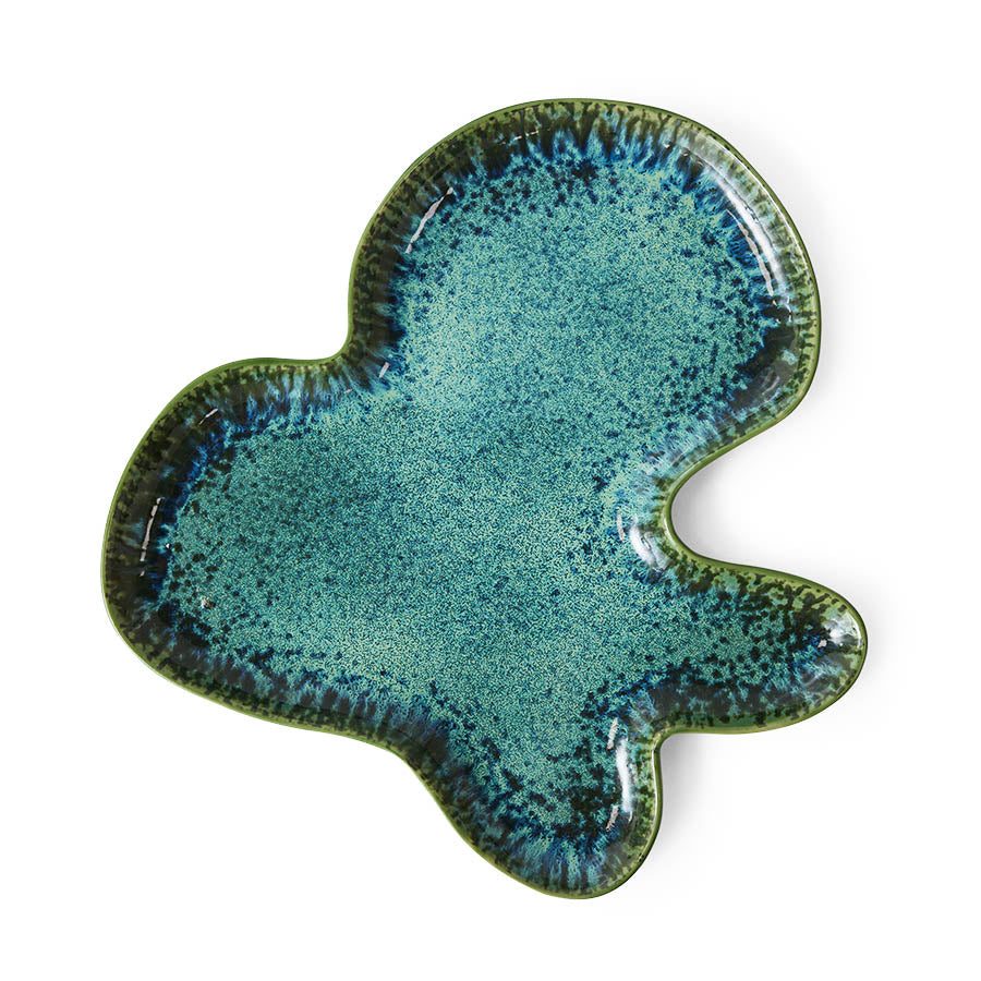 hkliving Shell Plate | Teal