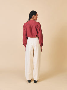 SIDELINE STUDIO | PIA OATMEAL TROUSERS