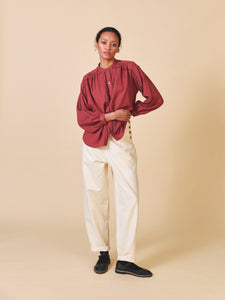 SIDELINE STUDIO | PIA OATMEAL TROUSERS