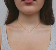 Load image into Gallery viewer, Lines + Current | Emelia Pearl Chain Necklace | Various Colours