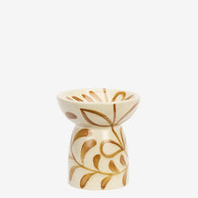 Load image into Gallery viewer, Madam Stoltz Hand-Painted Candle Holder | Off-White,Caramel - BTS CONCEPT STORE