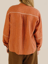 Load image into Gallery viewer, SIDELINE STUDIO | WILLOW SHIRT | brick - BTS CONCEPT STORE
