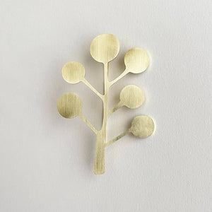 Brass Kelp Pin