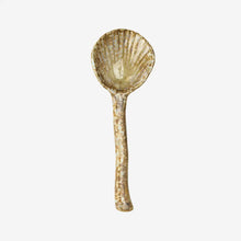 Load image into Gallery viewer, Stoneware Shell Serving Spoon | Brown Beige - BTS CONCEPT STORE