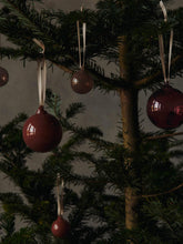 Load image into Gallery viewer, FERM LIVING | Christmas Glass Baubles | Roseate Opaque | Set/3 - Medium