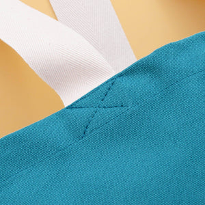 Books & Snacks - Tropical Blue Canvas Tote Bag