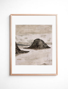 In Front of M Print in Oak Frame | 40 x 50cm