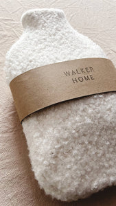 Hot Water Bottle | White Boucle