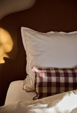 Load image into Gallery viewer, Gabrielle Paris Linen Cushion | Vichy Carmin Gingham Check | 30x50 cm - BTS CONCEPT STORE