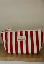 Load image into Gallery viewer, Gabrielle | Red Stripes Cotton Beauty Kit