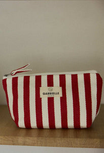 Gabrielle | Red Stripes Cotton Beauty Kit