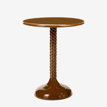 Load image into Gallery viewer, Madam Stoltz Round Metal Coffee Table | Brown | Iron+Wood - BTS CONCEPT STORE