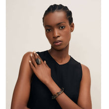 Load image into Gallery viewer, Rectangle link Buffalo horn bracelet - Brown - BTS CONCEPT STORE