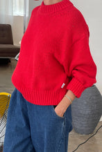Load image into Gallery viewer, Le Bon Shoppe Zoe Cotton Sweater |Chilli Red|Various Sizes