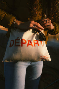 Depart - Arrive Musette | cross body cotton bag