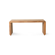 Load image into Gallery viewer, HKLIVING | Slatted Linear Bench | Element Teak