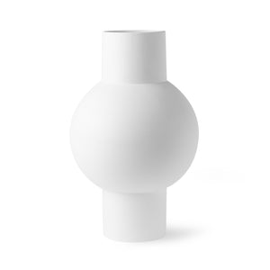 hkliving Matt White Vase | Medium