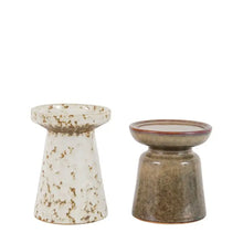 Load image into Gallery viewer, Ceramic Glazed Candle Holders | 2 Sizes/ 2 Designs - BTS CONCEPT STORE