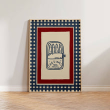 Load image into Gallery viewer, Sardines Checkered Wall Art - BTS CONCEPT STORE
