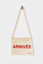 Load image into Gallery viewer, Depart - Arrive Musette | cross body cotton bag