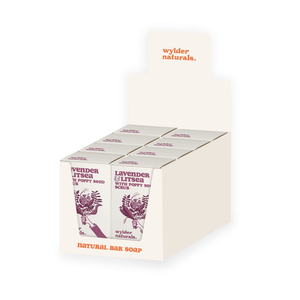 Wylder | Lavender & Litsea with Poppy Seed Scrub Natural Bar Soap