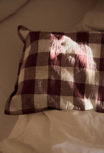Load image into Gallery viewer, Gabrielle Paris Linen Cushion | Vichy Carmin Gingham Check | 30x50 cm - BTS CONCEPT STORE