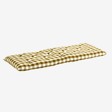 Load image into Gallery viewer, Checked Cotton Mattress | Mustard and White - BTS CONCEPT STORE