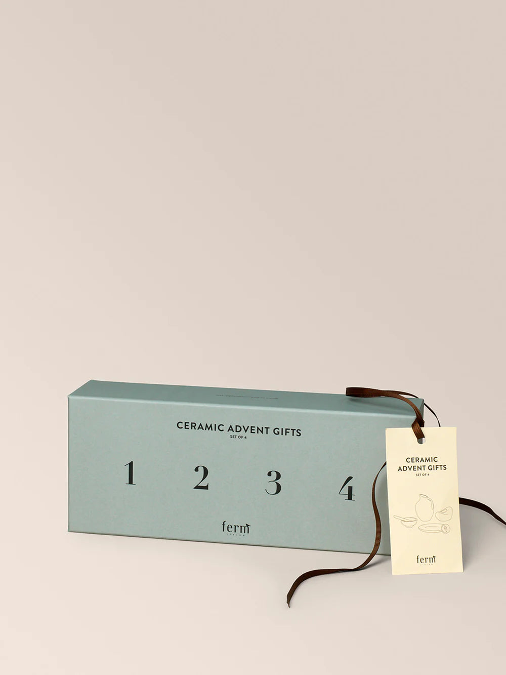 Ferm Living Ceramic Advent Gifts | set of 4 | Mixed