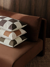 Load image into Gallery viewer, Ferm Living | Fold Patchwork Cushion | Coffee/Undyed