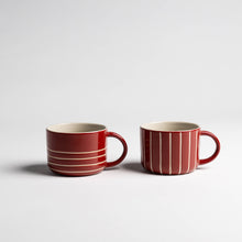 Load image into Gallery viewer, Vervain Mug | Earth Red | Medium (Set of 2) - BTS CONCEPT STORE